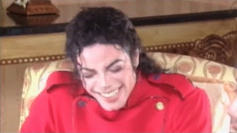 Michael Jackson Laughing during a NTV Interview (1996)