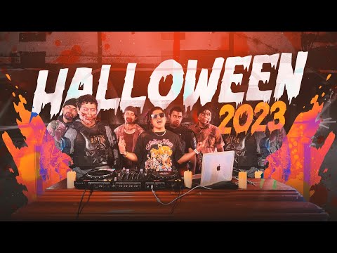 HALLOWEEN MIX 2023 🎃 (Bad Bunny, Karol G, Reggaeton Old School, Quevedo, Feid, Ke Personajes)