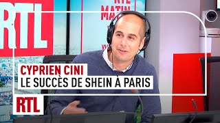 Cyprien Cini surfe avec Shein, cette marque de vêtements low-cost qui cartonne à Paris