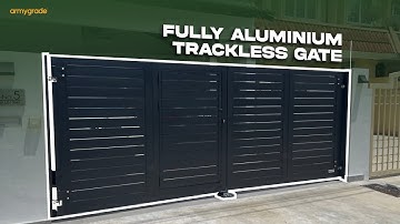 Fully Aluminium Trackless Gate | Armygrade Malaysia