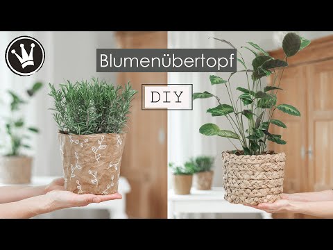 Video: DIY Blumentopf: einfach und schön