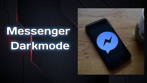 How To Enable Dark Mode On Facebook Messenger App For Android & Iphone-2020  #TechnicalHami