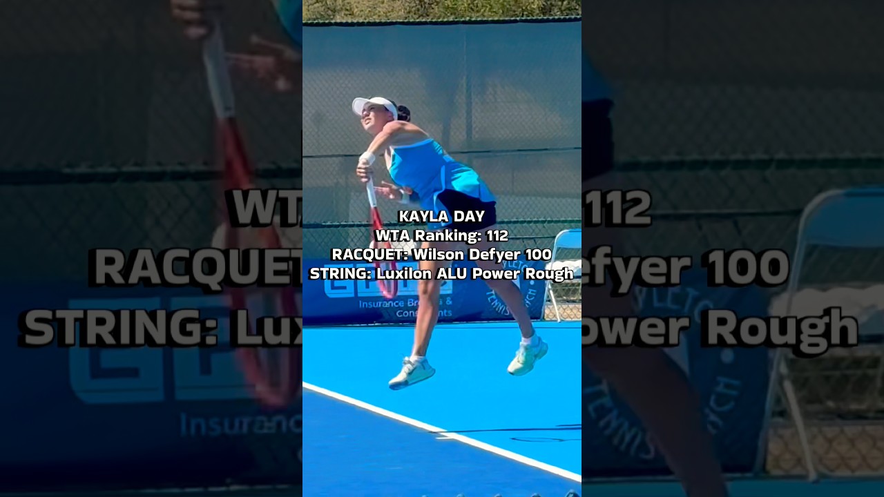 Kayla Day: Gear Check, Don't Miss Her New Racquet ✅ #tennisequipment