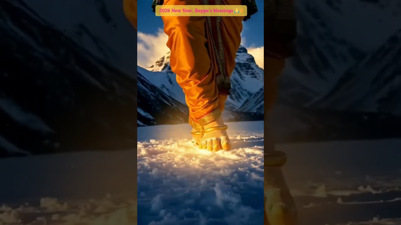 • 2026 New Year, Bappa’s blessings 🙏✨ 