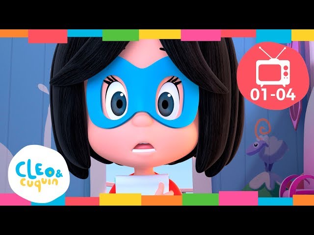 Episode Collection (Ep 1- 4) - Full Episodes of Cleo and Cuquin | Cartoon For Children class=
