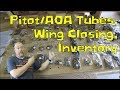 RV-10 Wings - 060 - Wing Wiring, Pitot tubes, AOA indicator