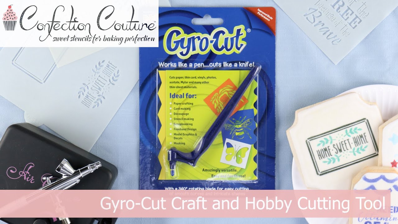 Gyro Cut (rotating blade): Useful for cutting illustrations and
