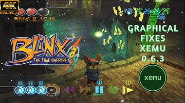 Blinx The Time Sweeper 4K UHD New Graphical Fixes Widescreen | XEMU 0.6.3 Xbox Emulator PC Gameplay