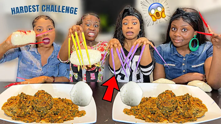 **MUST WATCH**  EATING THE FAMOUS EGUSI SOUP WITH THE LONGEST NAILS IN THE WORLD