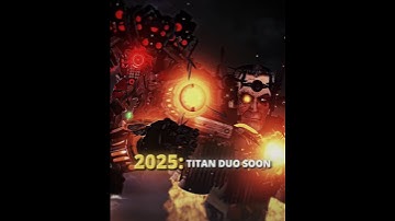 Upgraded Titan Speakerman X G-Toilet || Titan Duo Then & Now🔥💀 || Skibidi Toilet #edit