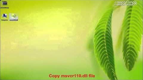 How to Fix C++ / Vb.net / wamp server MSVCR110 dll Missing Error