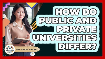 How Do Public And Private Universities Differ?