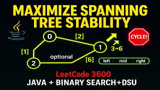 3600. Maximize Spanning Tree Stability with Upgrades | Weekly Contest 456🔥Binary Search + DSU