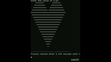 draw heart shape by using c language #coding #c #program