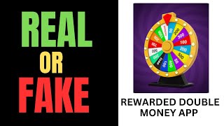 Rewarded Double Money App Real Or Fake | Rewarded Double Money Withdrawal | Review