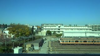 【車窓】JR中央本線 E233系 快速 東京行 高尾→東京