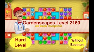 Gardenscapes Level 2160 - [2021] [HD] solution of Level 2160 on Gardenscapes [No Boosters] screenshot 3