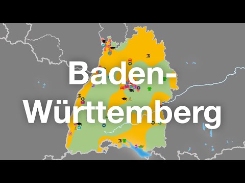 Video: Baden Württemberg Karte und Reiseführer