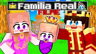 O FILME - LAYSA tem uma FAMÍLIA REAL no MINECRAFT!