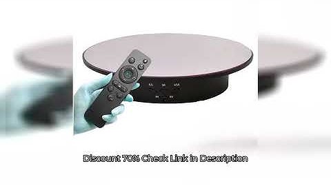 Motorised Rotating Carousel for Jewellery Display, Photography and Video, 360 Degrees, 3-position Ad