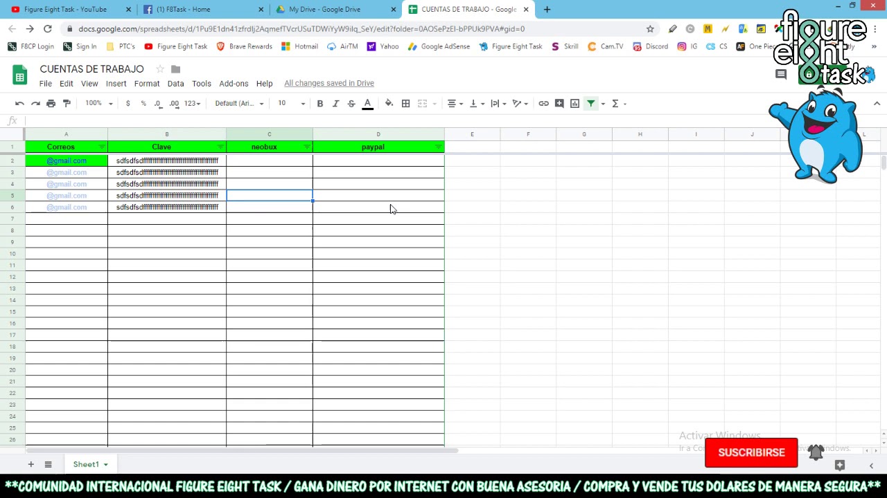 Como Crear Una Hoja De Cálculo Con Google Drive Fácil Organiza Tus Cuentas, Procesadores Y Como Crear Una Hoja De Cálculo Con Google Drive Fácil Organiza Tus Cuentas, Procesadores Y