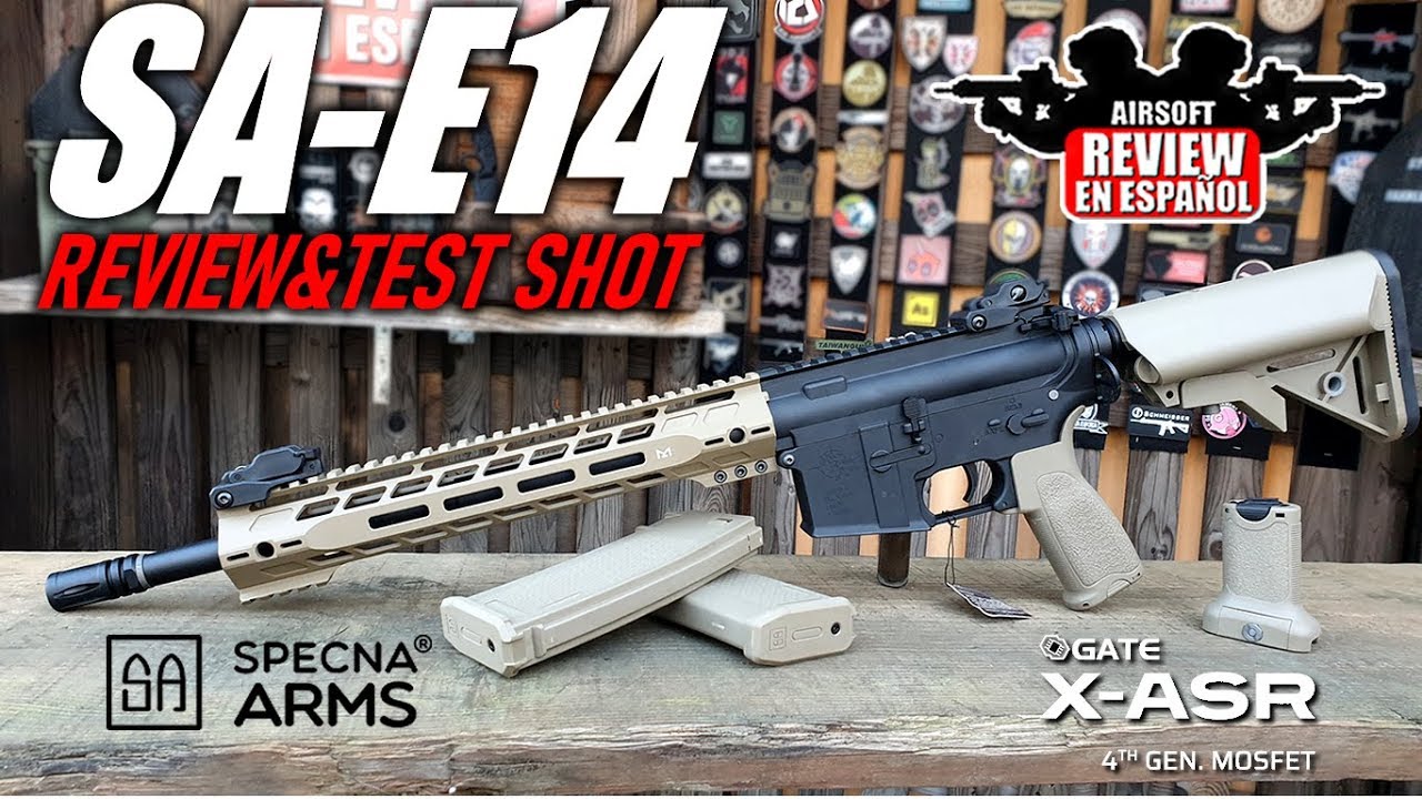 Specna Arms SA-E14 EDGE Carbine Replica Tan/Negra / Vsgun.com