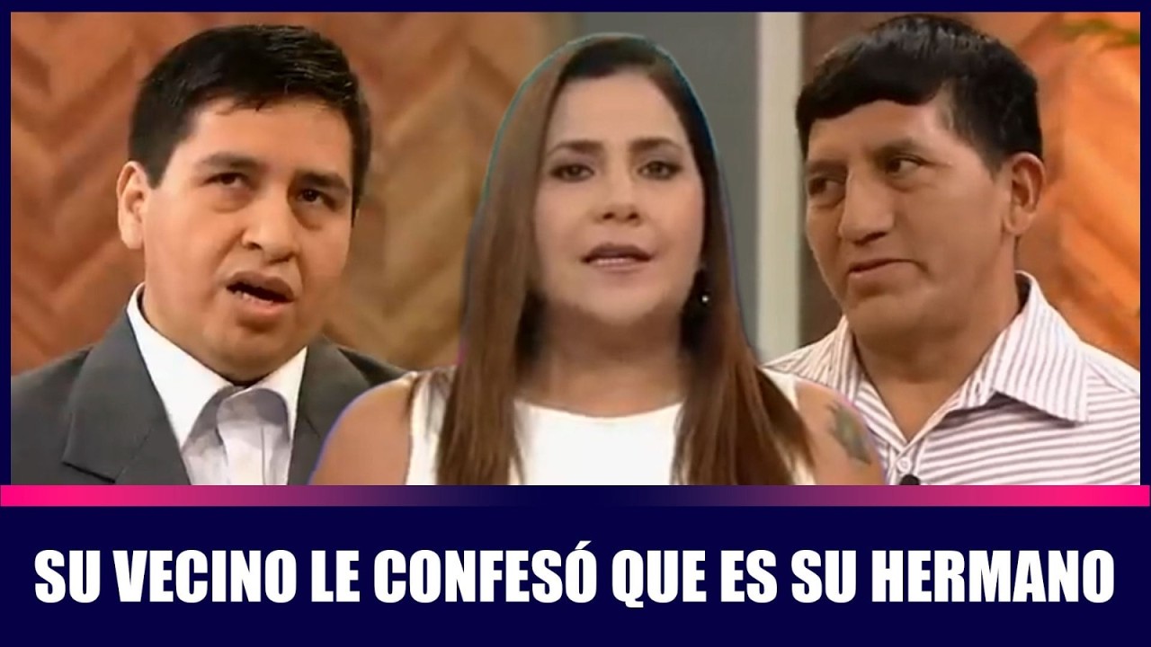 Su vecino le confesó que es su hermano | Andrea