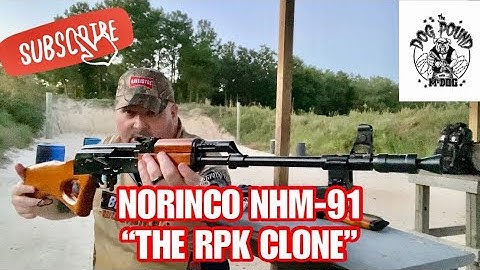 Cover Image for NORINCO NHM-91 7.62x39 REVIEW!  BETTER KNOWN AS “THE RPK CLONE” & BIG BROTHER TO THE MAK-90!!