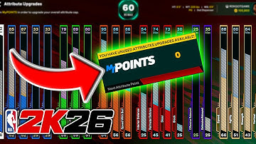 NBA 2K26 - How To Upgrade Attributes In MyCareer (XSX/PS5)