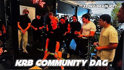 KRB COMMUNITY DAG | 220KG DEADLIFT & WORSTELEN IN SUMOPAK!