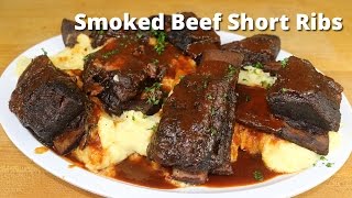 Smoked Beef Short Ribs | Smoking Short Ribs on Ole Hickory Smoker with Malcom Reed HowToBBQRight
