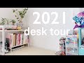 断捨離後のデスクツアー // 2021ver. // DAISOペンケースの中身