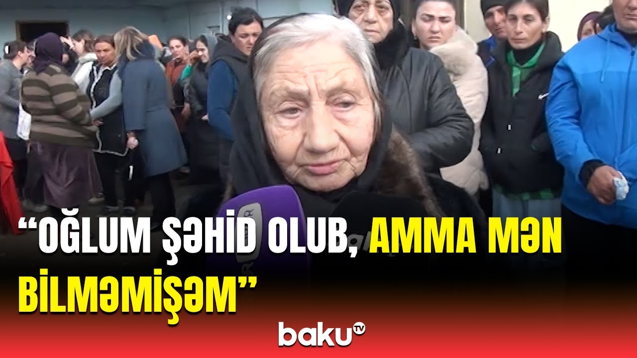 İllərdir ki, oğlumun yolunu gözləyirdim... | Qalıqları tapılan şəhid Tərlan Məmmədov dəfn edildi