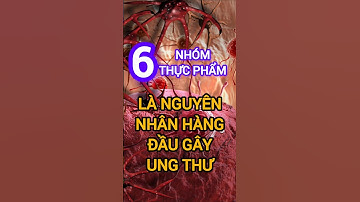 6 Nhóm Thực Phẩm Hàng Đầu Là Nguyên Nhân Gây Ung Thư  #health #suckhoe #dinhduong #thucpham