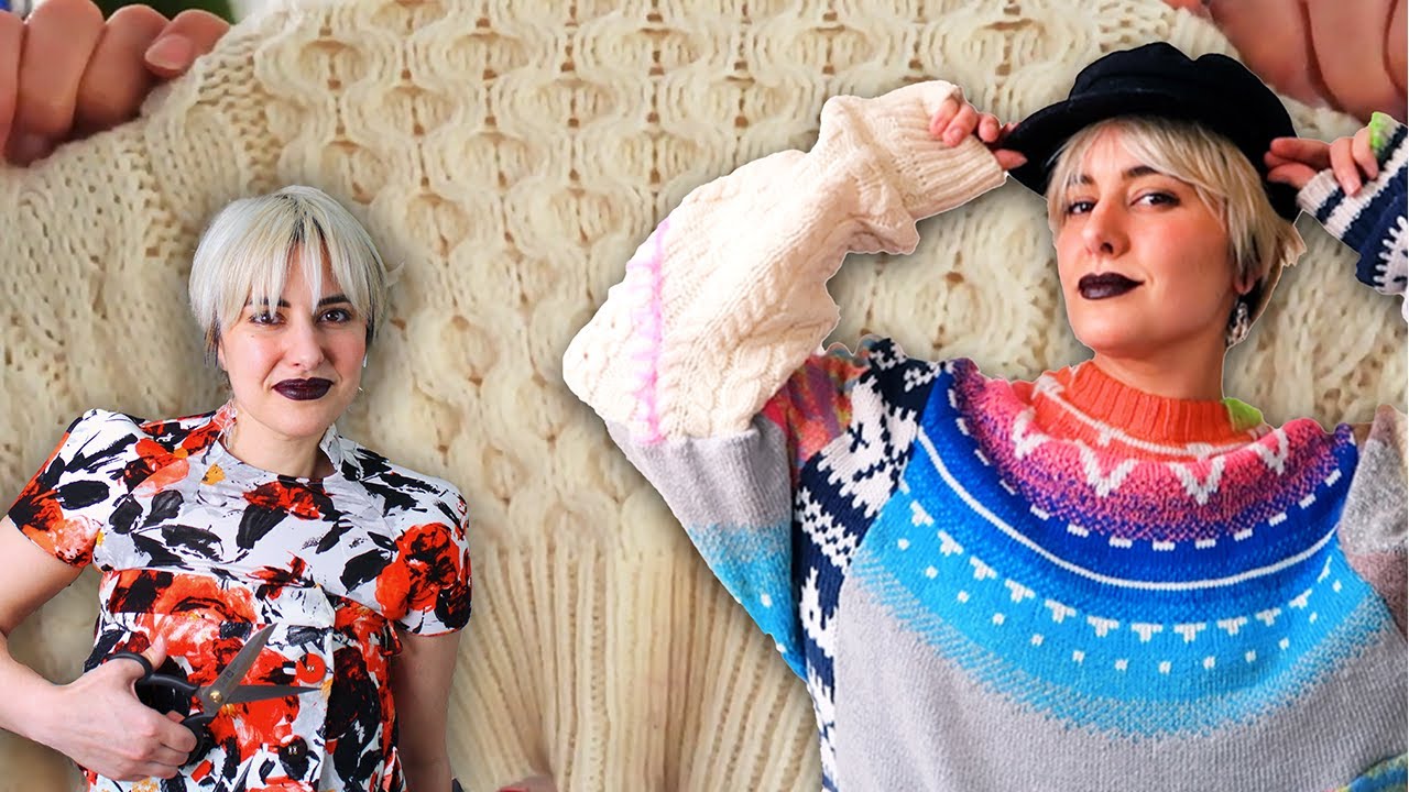 Designer Patchwork Knitwear from Aran Sweaters (Runway Ready DIY)