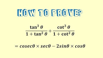 tan 3 theta/1+tan 2 theta How to Prove