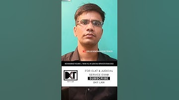 Rank 10 Md. Younis UP Judicial Services Exam 2022 | Sources For UP Judicial Exam