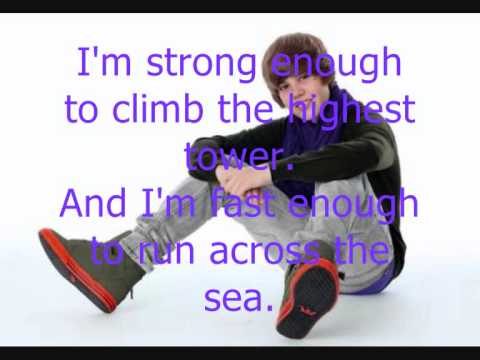 Justin Bieber ft Jaden Smith Never say never Lyrics