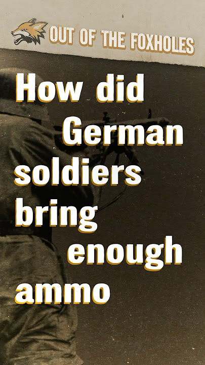 How Did German Soldiers Feed the MG42’s Insane Ammo Needs? #OOTF #shorts