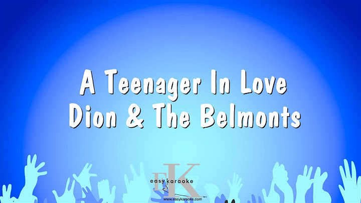 Teenager in Love Instrumental version - Instrumental performance video thumbnail