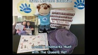 London Landmark Scavenger Hunt - Children’s Tour Around London With The Queen’s Hat & Fun Facts EYFS