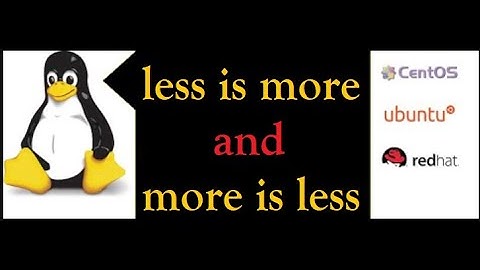 Less and more command in Linux and its difference between less and more command in Linux (Hindi)