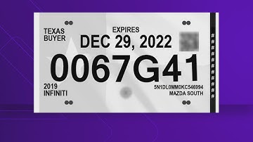 Texas temporary paper tags are getting a new look to fight against counterfeits