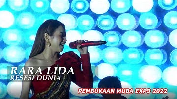 RARA LIDA RESESI DUNIA - PEMBUKAAN MUBA EXPO 2022 || HUT MUBA 66