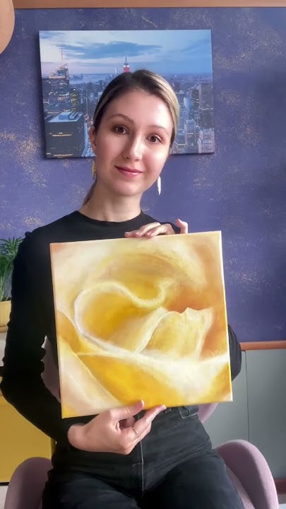 Хризантема 💛 #художник #картина #нежность #цветы #красота #хризантема # ...