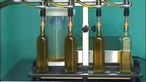 IC Filling Systems- VF 4 vacuum filler for oil wine and spirits in glass bottles