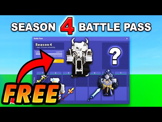 AndersonPlays Roblox BedWars 🎉 [SEASON 4!] - New Battle Pass Season 4  Update