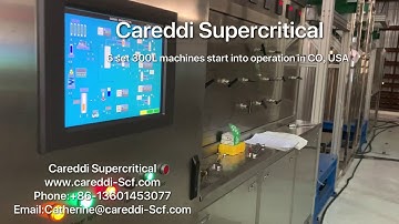 6 Careddi Supercritical CO2 Extraction machine start into operation in  CO, USA