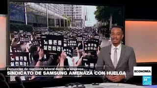 Amenaza de huelga histórica en Samsung Electronics • FRANCE 24 Español