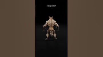 Anthropomorphic Rig-Ready Hyena - Low Poly Asset